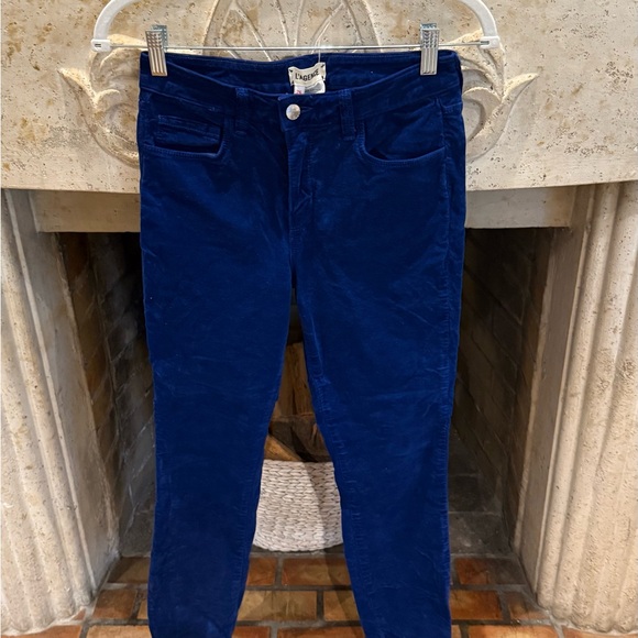 L'AGENCE Deep Blue Cotton jeans - Picture 1 of 3